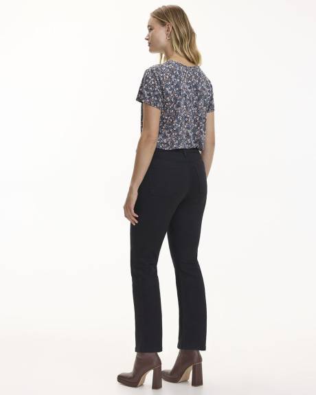 Flare-Leg Mid-Rise Jean