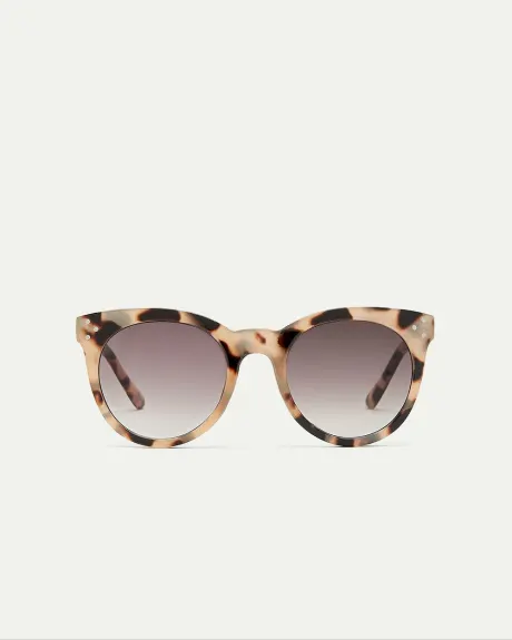 Rounded Tortoise Sunglasses