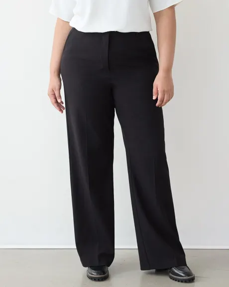 Pantalon à jambe droite et taille haute - L'Intemporelle - Coupe Courbes