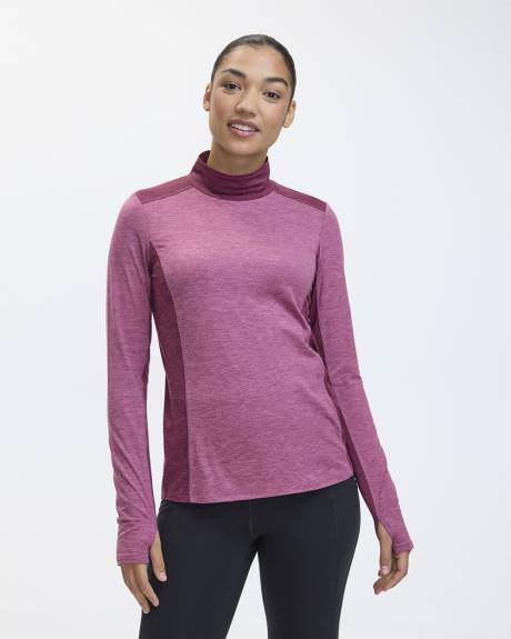 Long-Sleeve Mock-Neck Base Layer - Dry-Lux (R) Hyba