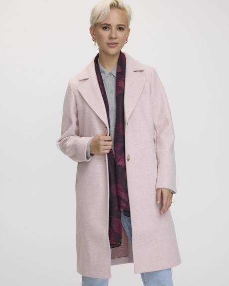 Manteau long à boutonnage double