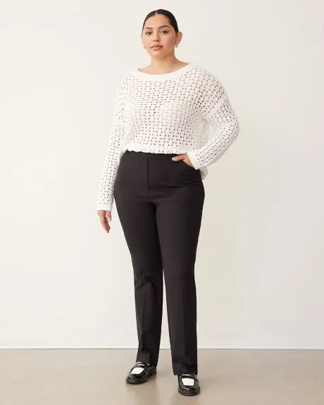 Pantalon à taille haute et jambe droite - L'Iconique (MD) - Long