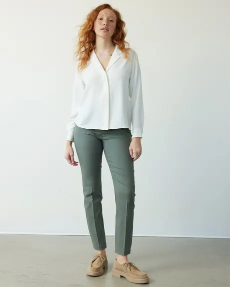 Slim-Leg High-Rise Ankle Pant - The Iconic (R) - Petite