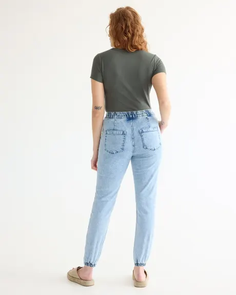 Pantalon jogger en denim