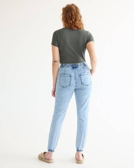 Pantalon jogger en denim