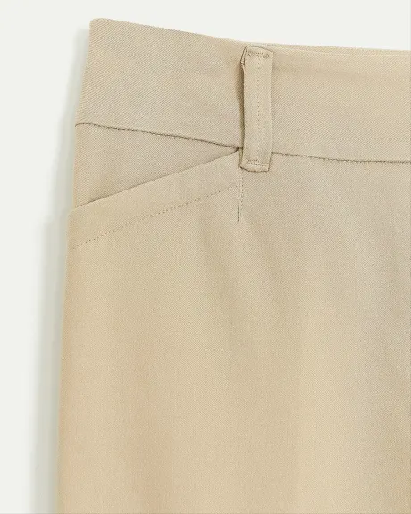 Pantalon capri à jambe étroite et taille haute - L'Iconique (MD)