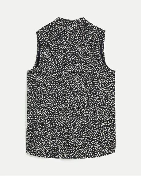 V-Neck Sleeveless Top