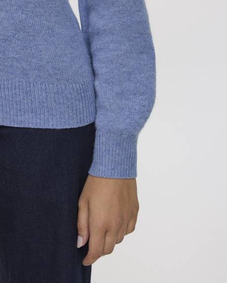 Cashmere-Blend Boat-Neck Sweater