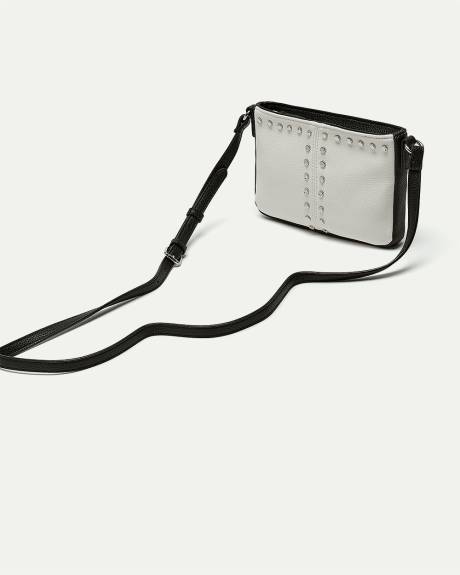 Studded Faux Leather Satchel - Tahari