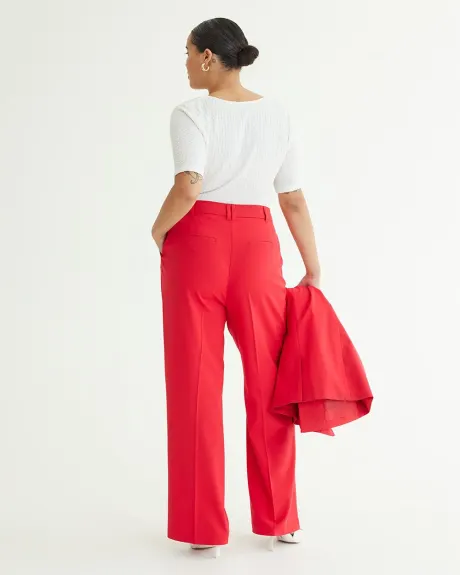 Pantalon à jambe droite et taille haute - L'Intemporelle