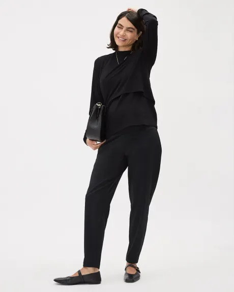 Long-Sleeve Nursing Tee - Thyme Maternity