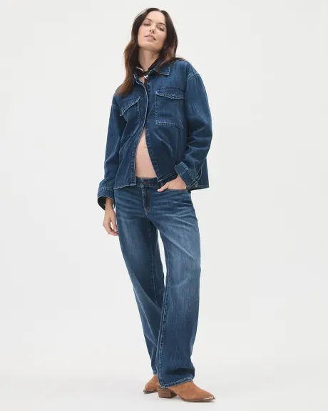 Denim Blouse - Thyme Maternity