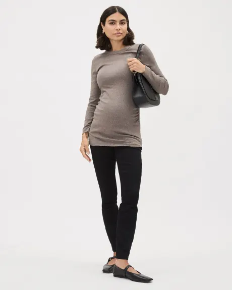 Long-Sleeve Crew-Neck Top - Thyme Maternity