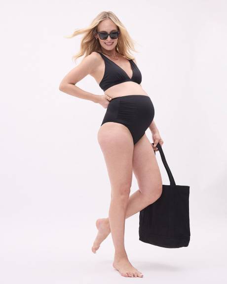 High-Rise Bikini Bottom - Thyme Maternity