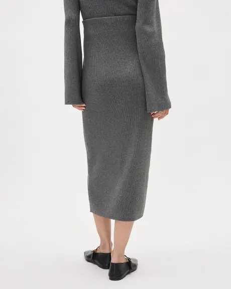 Pencil Midi Sweater Skirt - Thyme Maternity