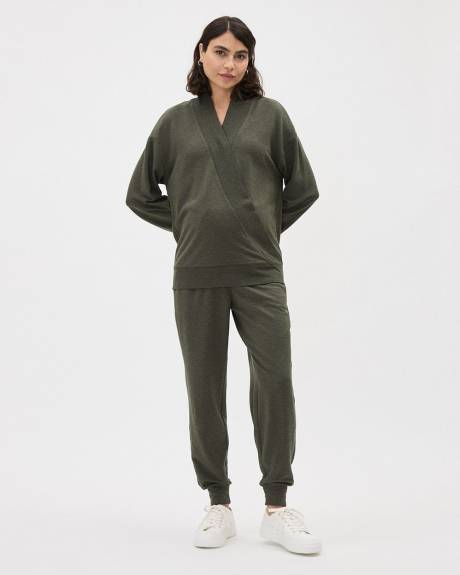 The Lounging Jogger - Thyme Maternity