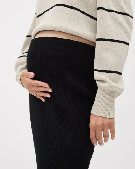 Pencil Midi Sweater Skirt - Thyme Maternity