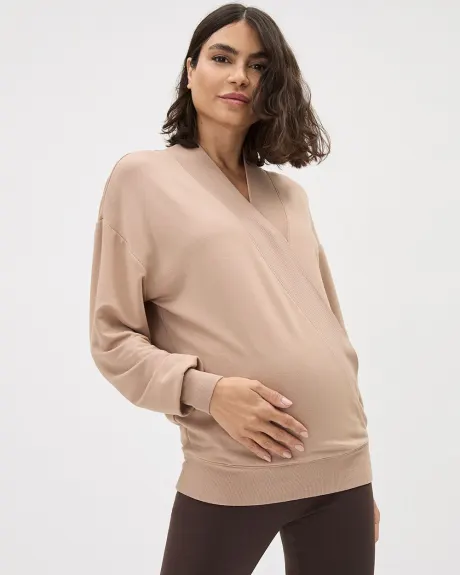 The Easy Nursing Sweater - Thyme Maternity