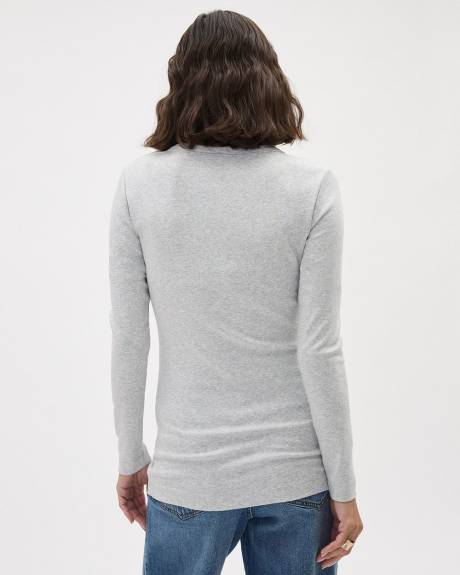 Long-Sleeve Crew-Neck Top - Thyme Maternity