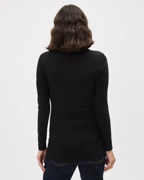 Long-Sleeve Crew-Neck Top - Thyme Maternity