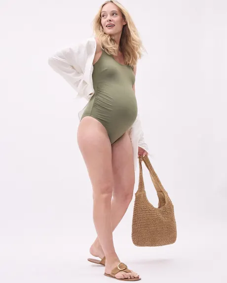 Maillot Une-Pièce avec Encolure en U - Thyme Maternity