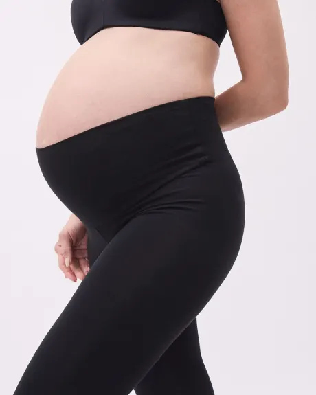 Half-Panel Cotton Spandex Legging - Thyme Maternity