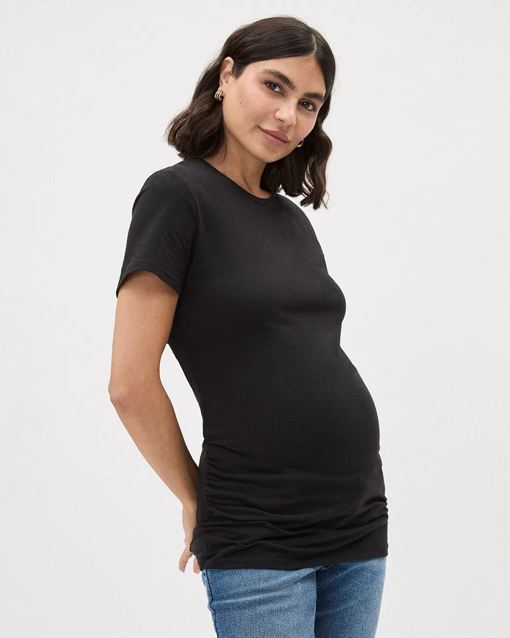 The Perfect Crew-Neck T-Shirt - Thyme Maternity