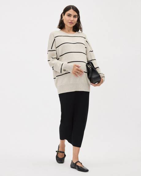 Pencil Midi Sweater Skirt - Thyme Maternity