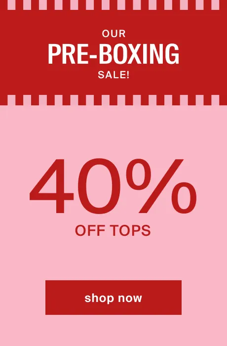 holiday deals - 40% off women tops