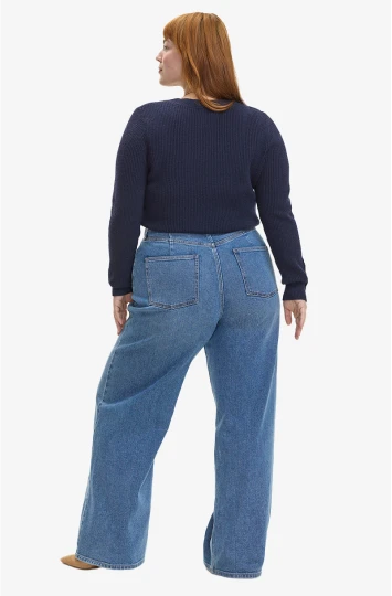 Jeans large pour femmes