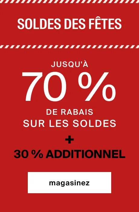 promos des fêtes - Jusqu'à 70 % de rabais sur les soldes + 30 % additionnel, vêtements pour femmes