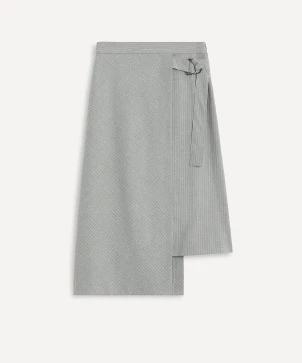 asymmetrical wrap skirt