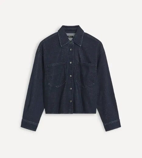 cropped overshirt