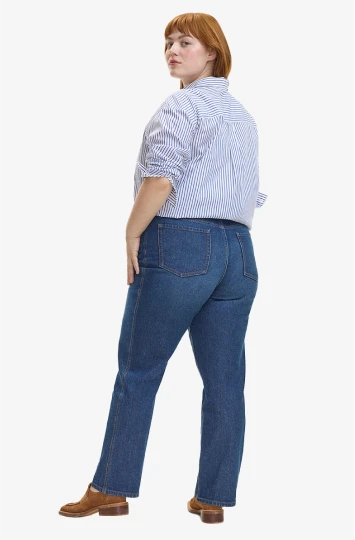 Straight jeans for women