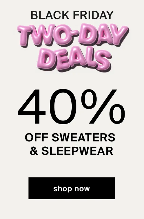 Sweaters and sleepwear for women