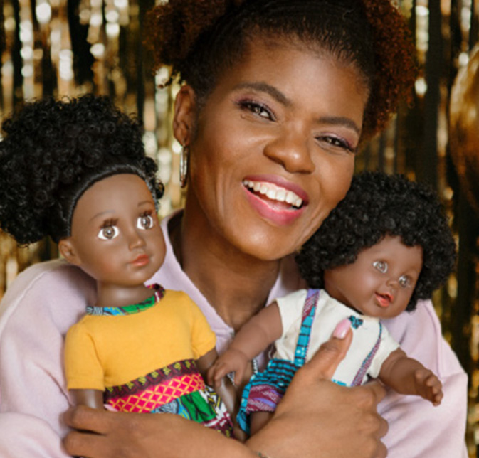 Clara D. Lewis, founder of the Brown Diva Dolls children’s dolls company.