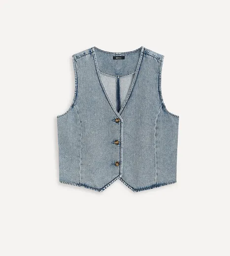 denim vest