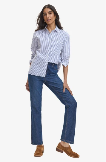 Straight jeans for women